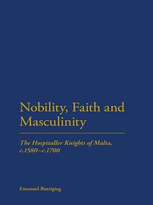 cover image of Nobility, Faith and Masculinity